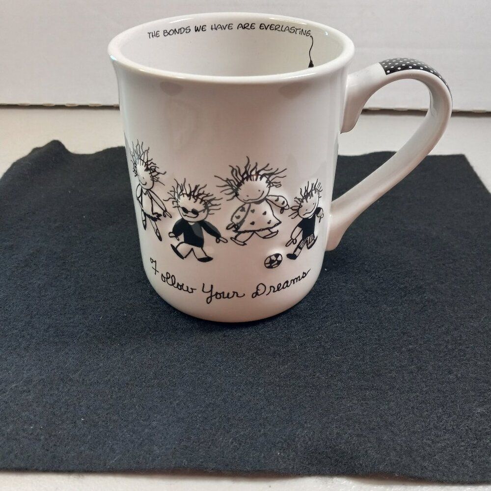 Follow Your Dreams 3D Ceramic Mug Kitsch Cottagecore Grandmacore